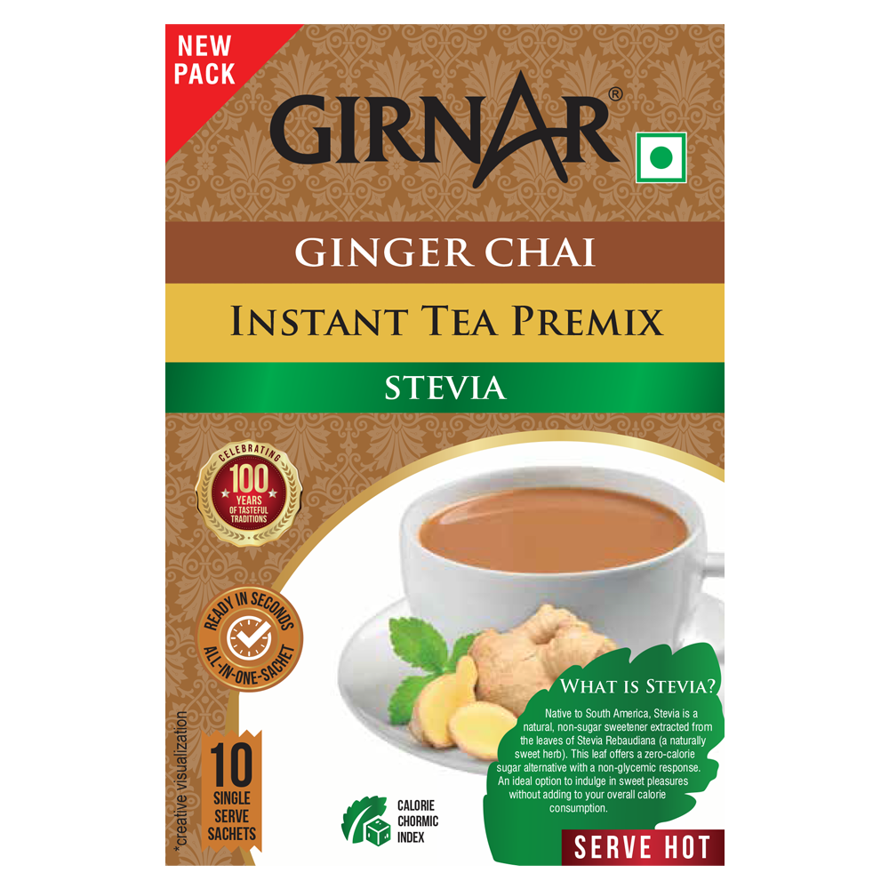 Girnar Instant Ginger Chai Premix With Stevia