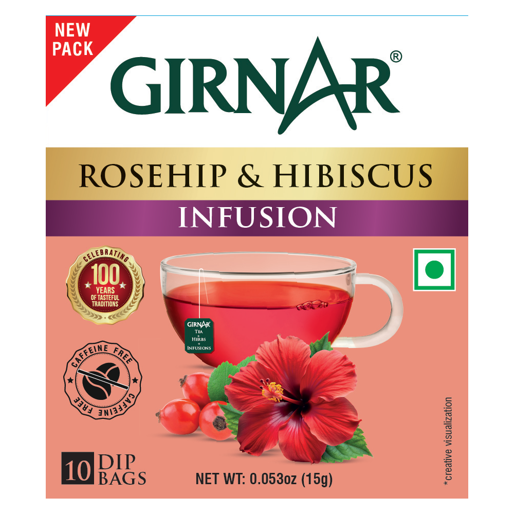 Girnar Rosehip & Hibiscus Herbal Infusion