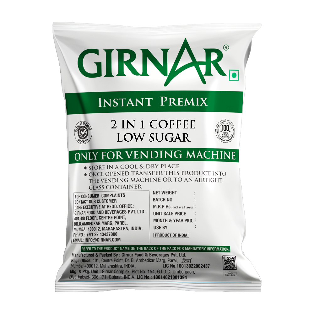 Girnar Instant Premix 3 In 1 Coffee (1kg Vending Pack)