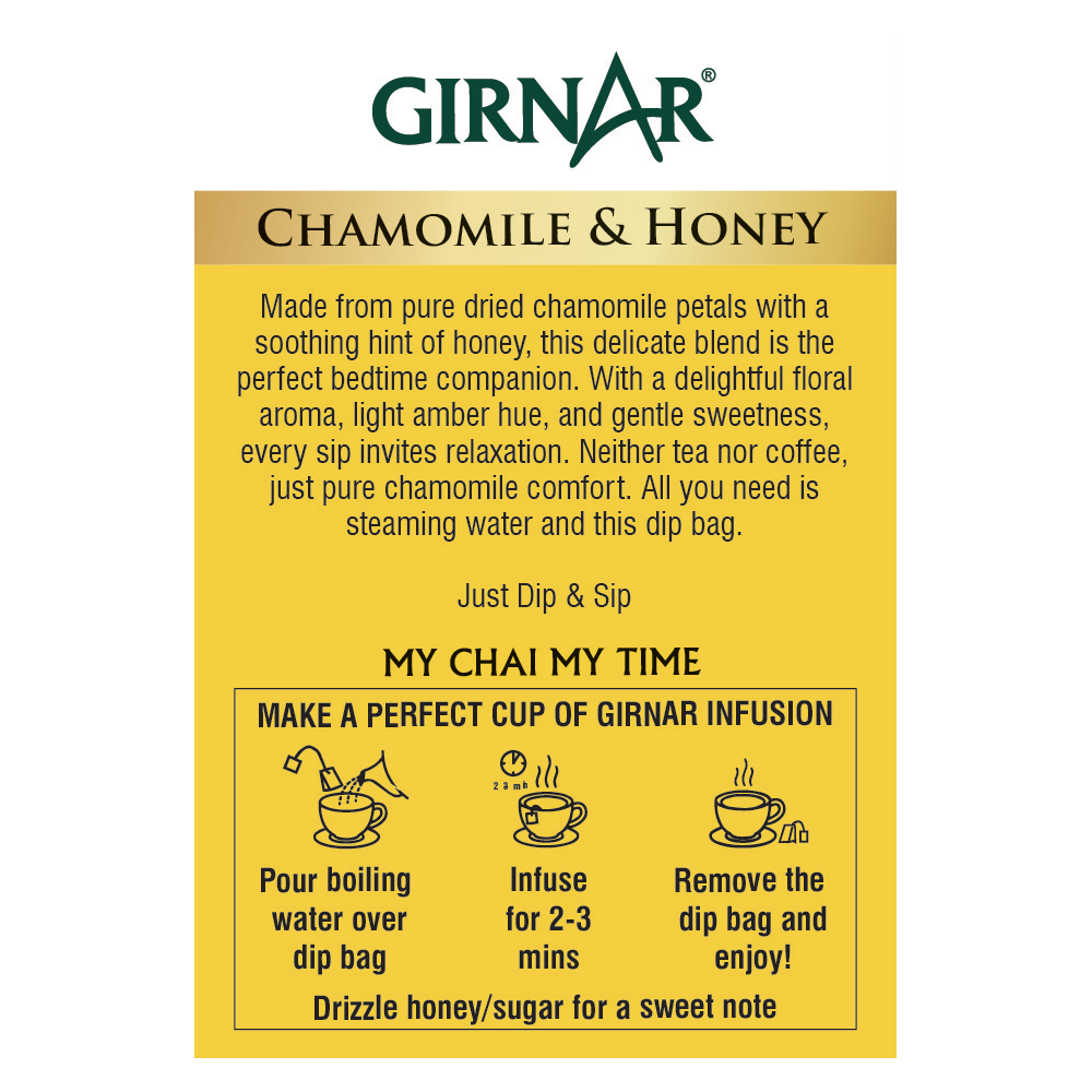 Girnar Chamomile Infusion With Honey