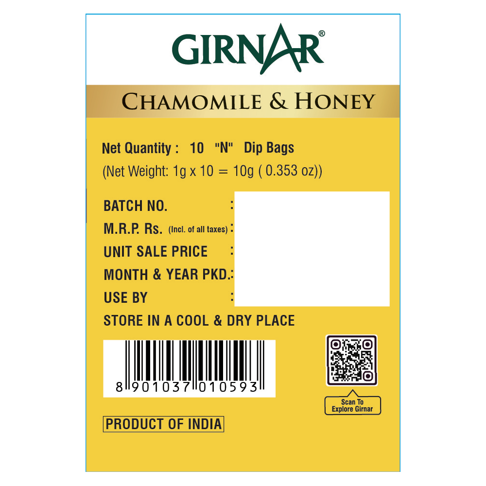 Girnar Chamomile Infusion With Honey
