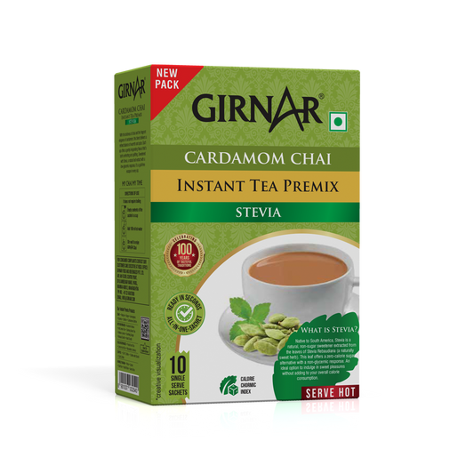 Girnar Instant Cardamom Chai Premix With Stevia