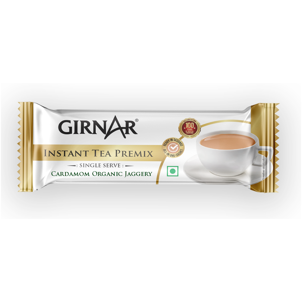 Girnar Instant Cardamom Chai Premix With Organic Jaggery