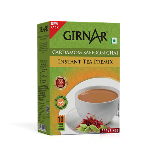 Girnar Instant Tea Premix With Cardamom-Saffron