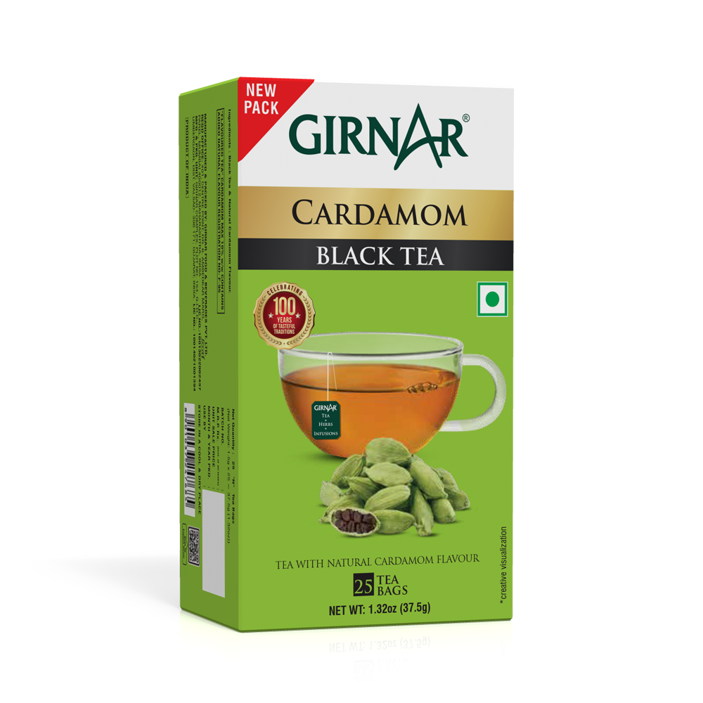 Girnar Black Tea Bags - Elaichi