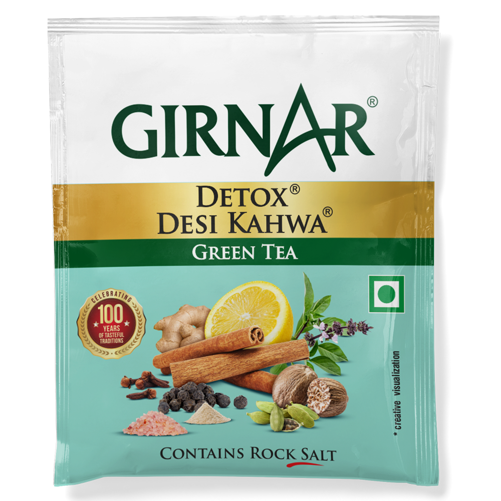 Girnar Green Tea Bags - Detox / Desi Kahwa