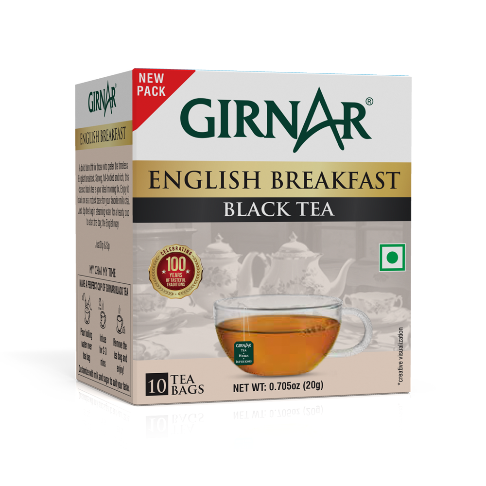 Girnar Black Tea Bags - English Breakfast