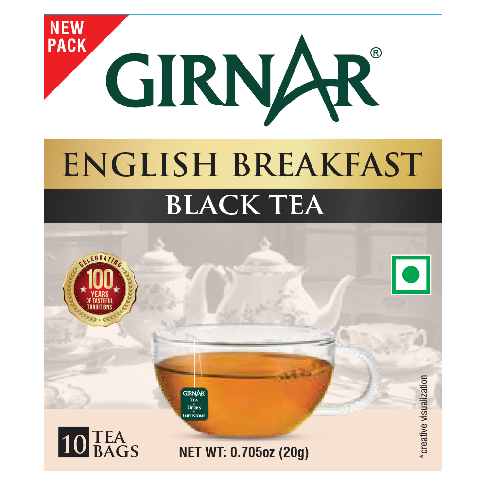 Girnar Black Tea Bags - English Breakfast