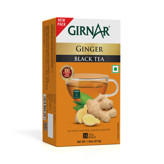 Girnar Black Tea Bags - Adrak