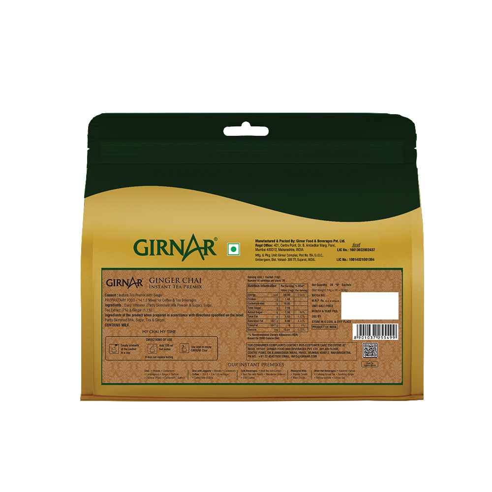 Girnar Instant Tea Premix With Ginger