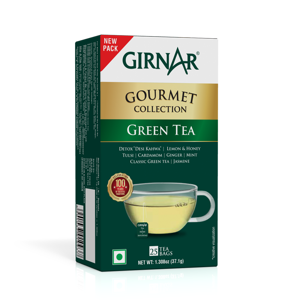 Girnar Green Tea Bags Gourmet Collection – Girnar Tea