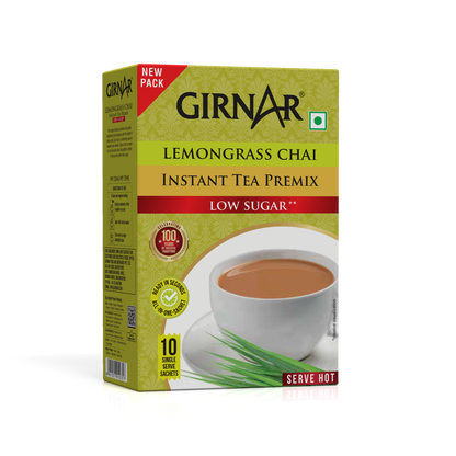 Girnar Instant Tea Premix With Lemongrass (Low Sugar)