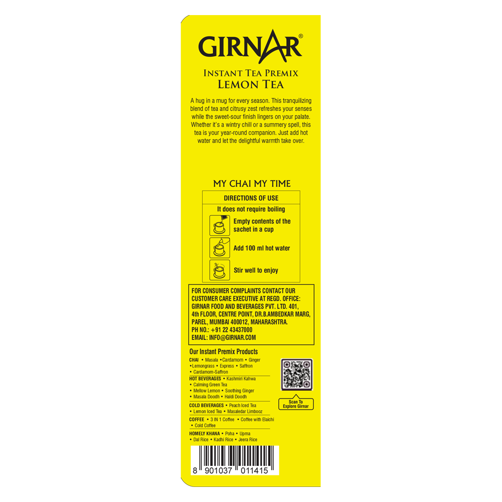 Girnar Instant Tea Premix With Lemon