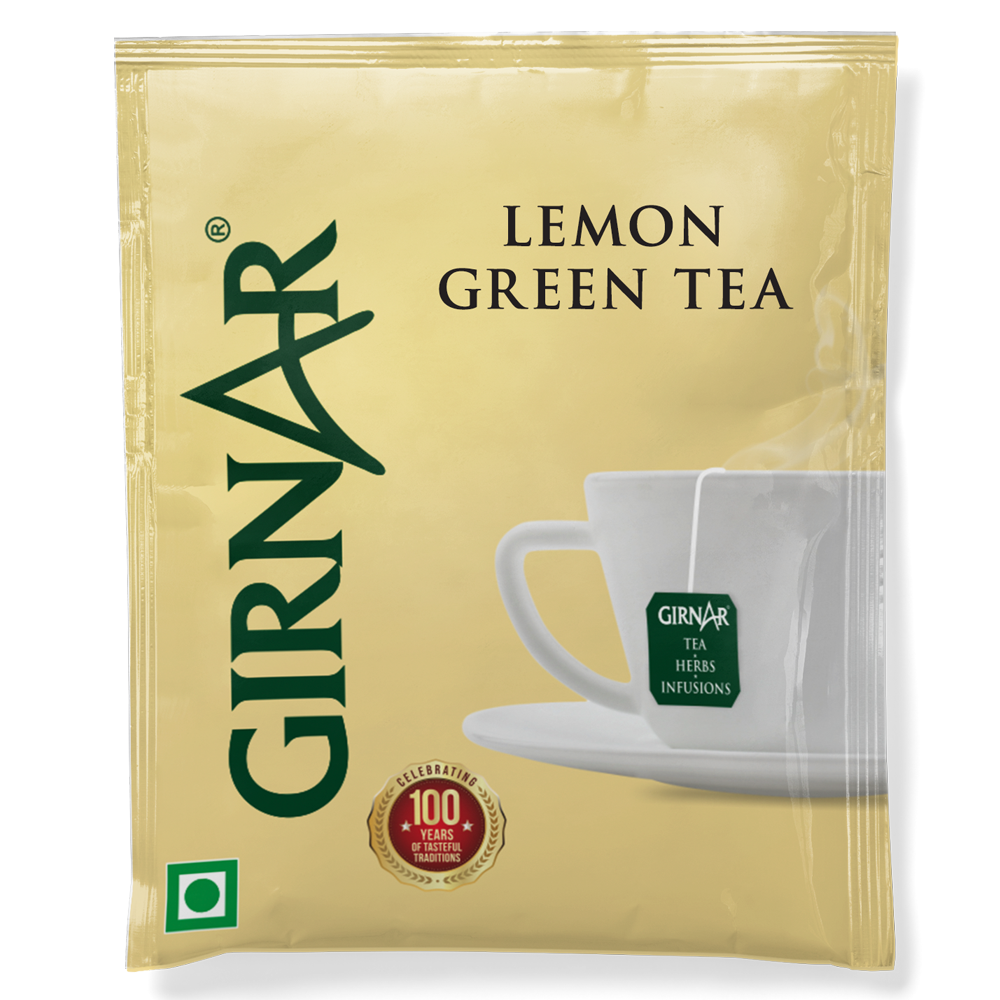 Girnar Green Tea Bags - Lemon