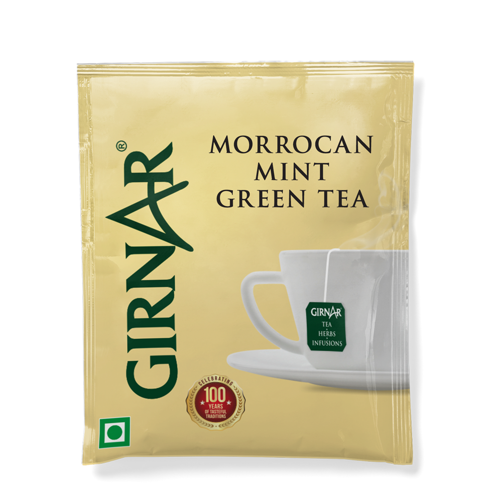 Girnar Green Tea Bags - Morrocan Mint