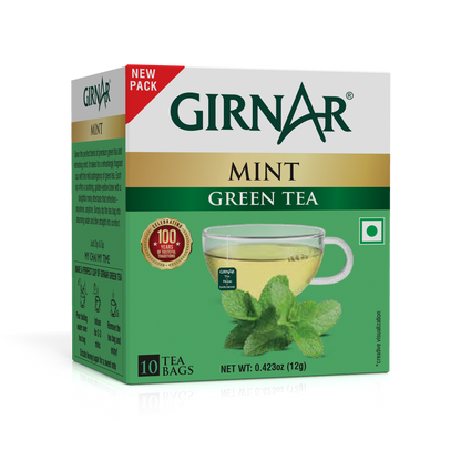 Girnar Green Tea Bags - Mint