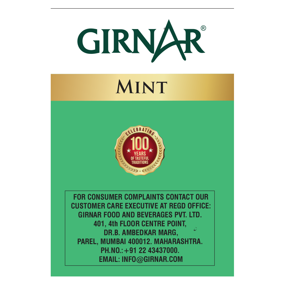 Girnar Black Tea Bags - Pudina