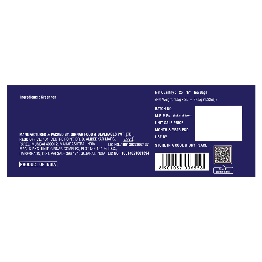 Girnar Green Tea Bags