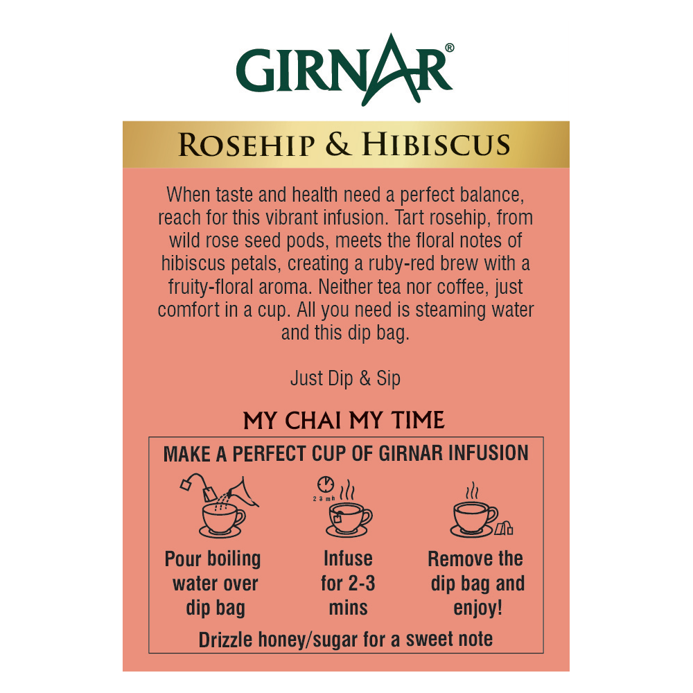 Girnar Rosehip & Hibiscus Herbal Infusion