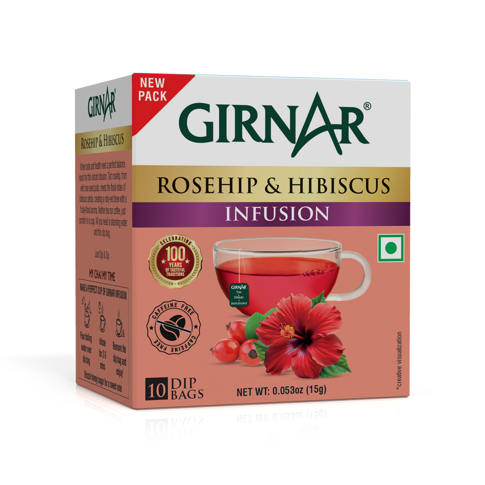 Girnar Rosehip & Hibiscus Herbal Infusion