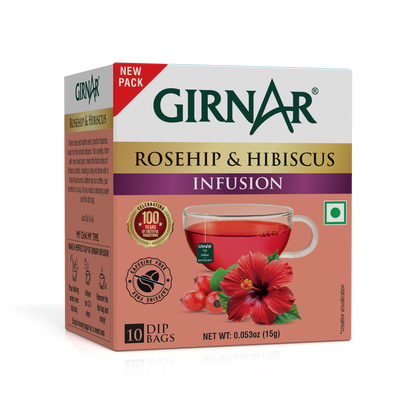 Girnar Rosehip & Hibiscus Herbal Infusion