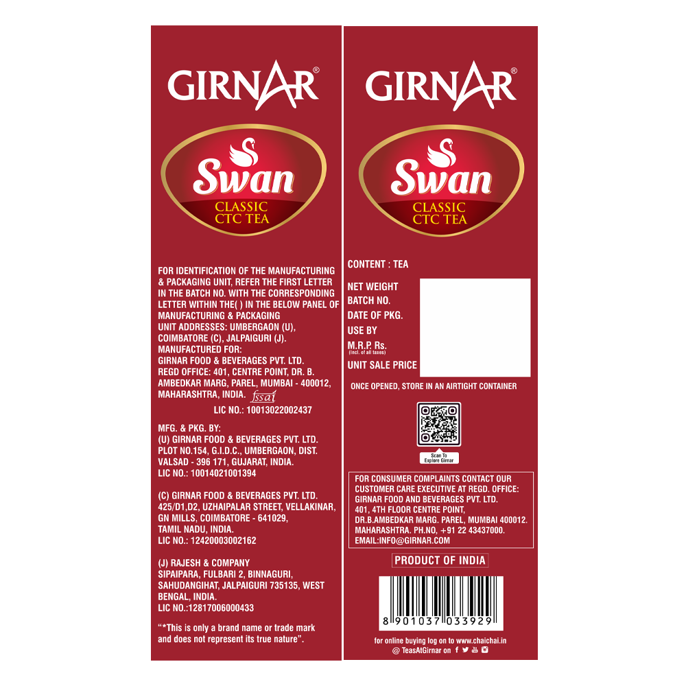 Girnar Swan CTC Tea