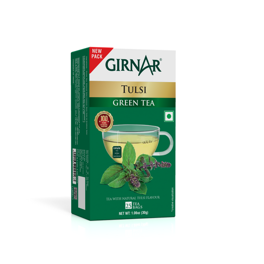 Girnar Green Tea Bags - Tulsi