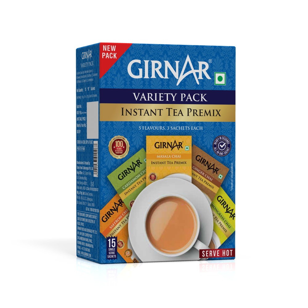 Girnar Instant Tea Premix Variety Pack