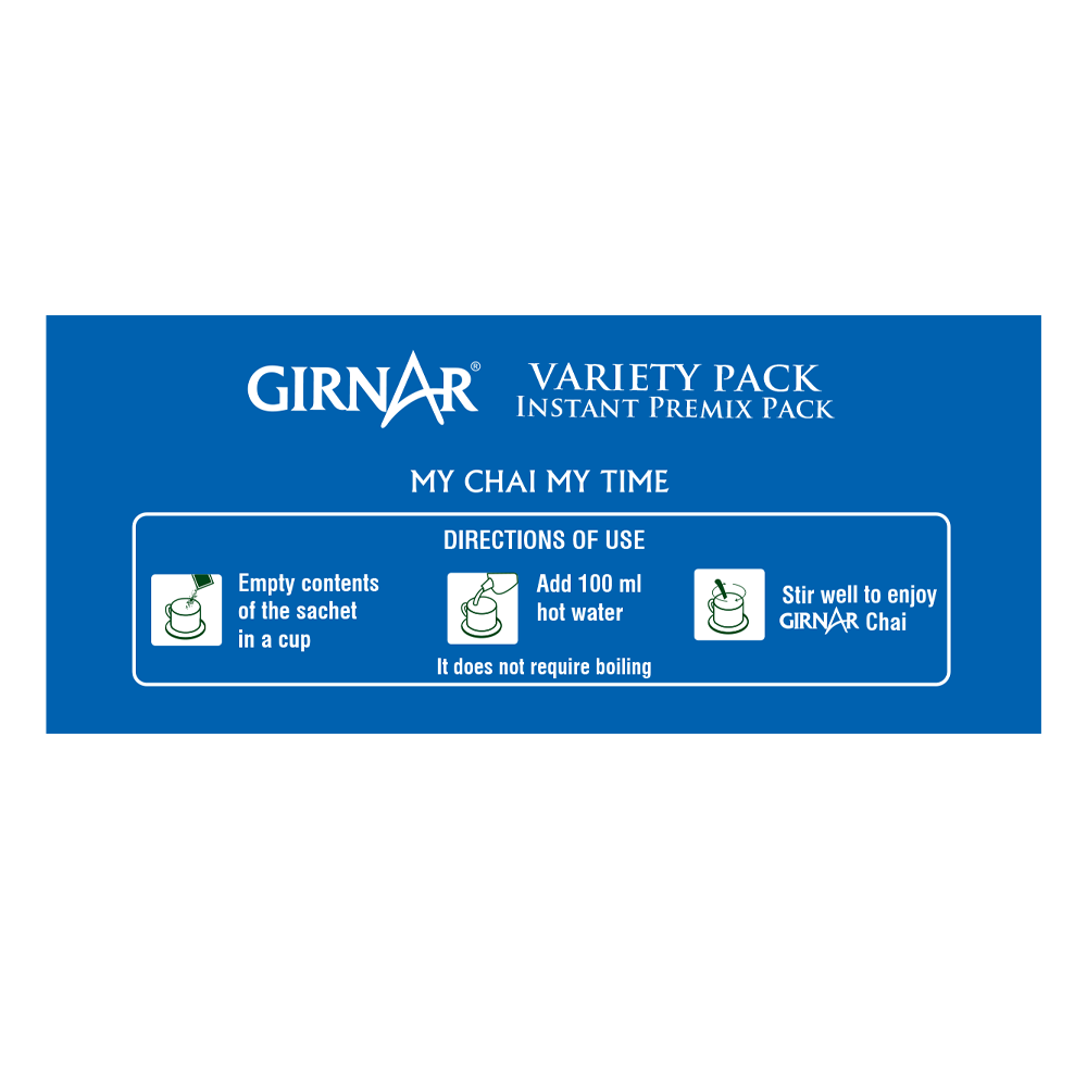 Girnar Instant Tea Premix Variety Pack