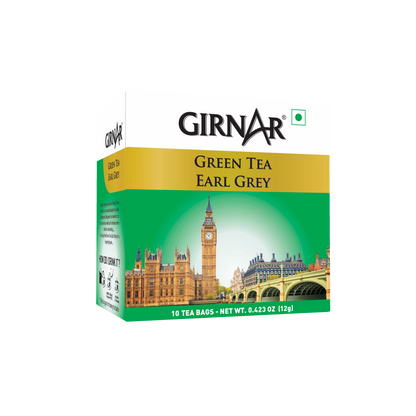 Girnar Green Tea Bags - Earl Grey