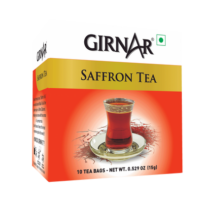 Girnar Black Tea Bags - Saffron